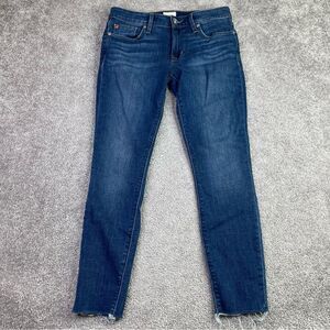 Hudson Krista Jeans Women's 27 Blue Super Skinny Ankle Low Rise Dark Denim